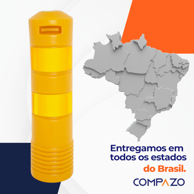 Cilindro Delimitador Tipo II Amarelo