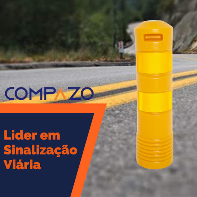 Cilindro Delimitador Tipo II Amarelo