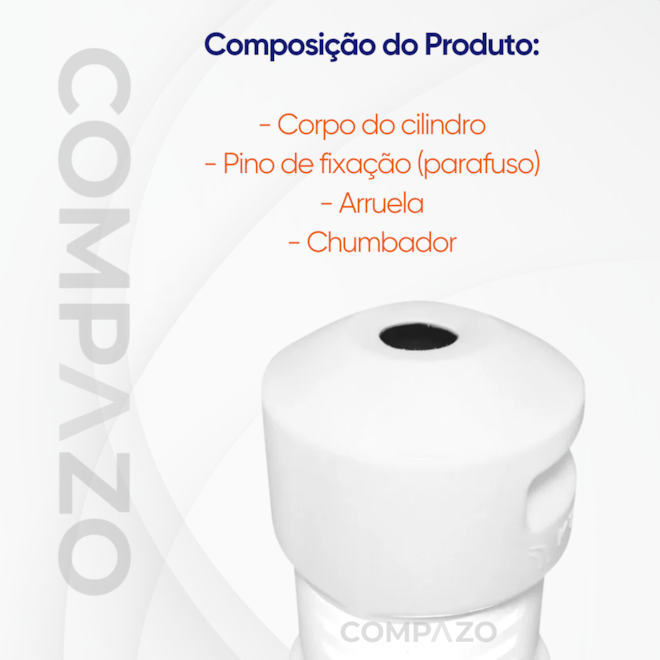 Cilindro Delimitador Tipo II Branco