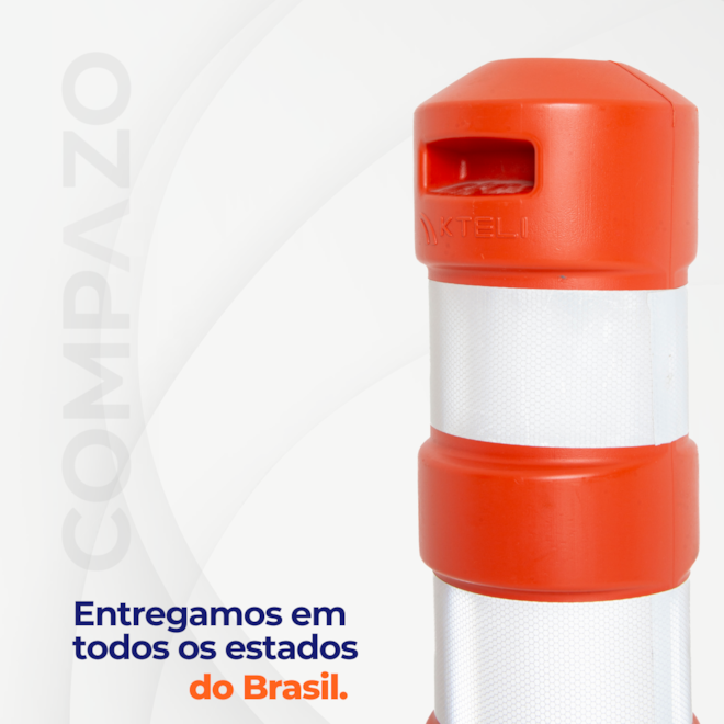 Cilindro Delimitador Tipo II Laranja