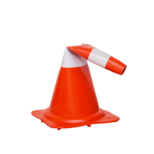 Cone NBR 15071 Flexível de Sinalização Laranja/Branco 75CM