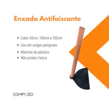 Enxada Antifaiscante Com Cabo 50CM